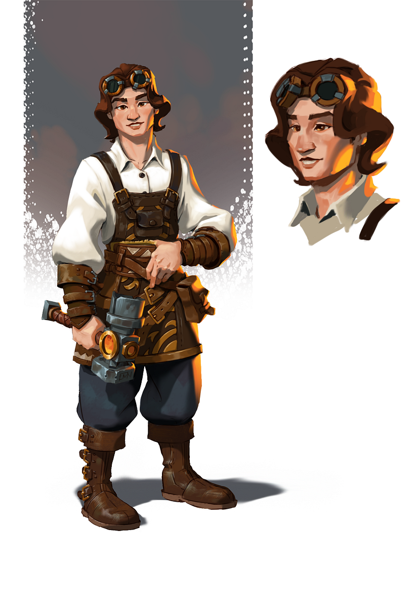 adding the highlights and texture with restrain because I'm trying to get a stylize look.