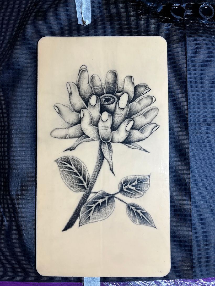 Mi proyecto del curso: Técnicas de tatuaje blackwork con línea fina 1