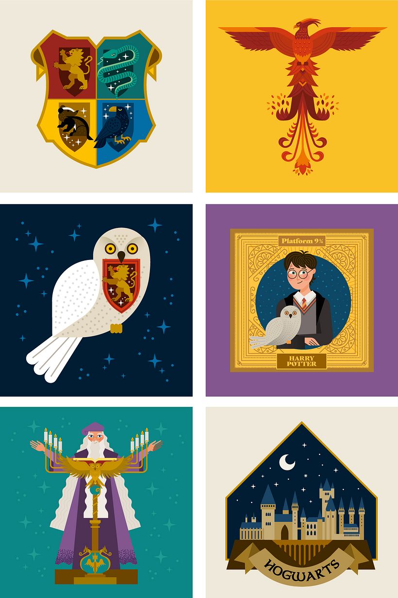 Cartel de Hogwarts – Saga de Harry Potter 10