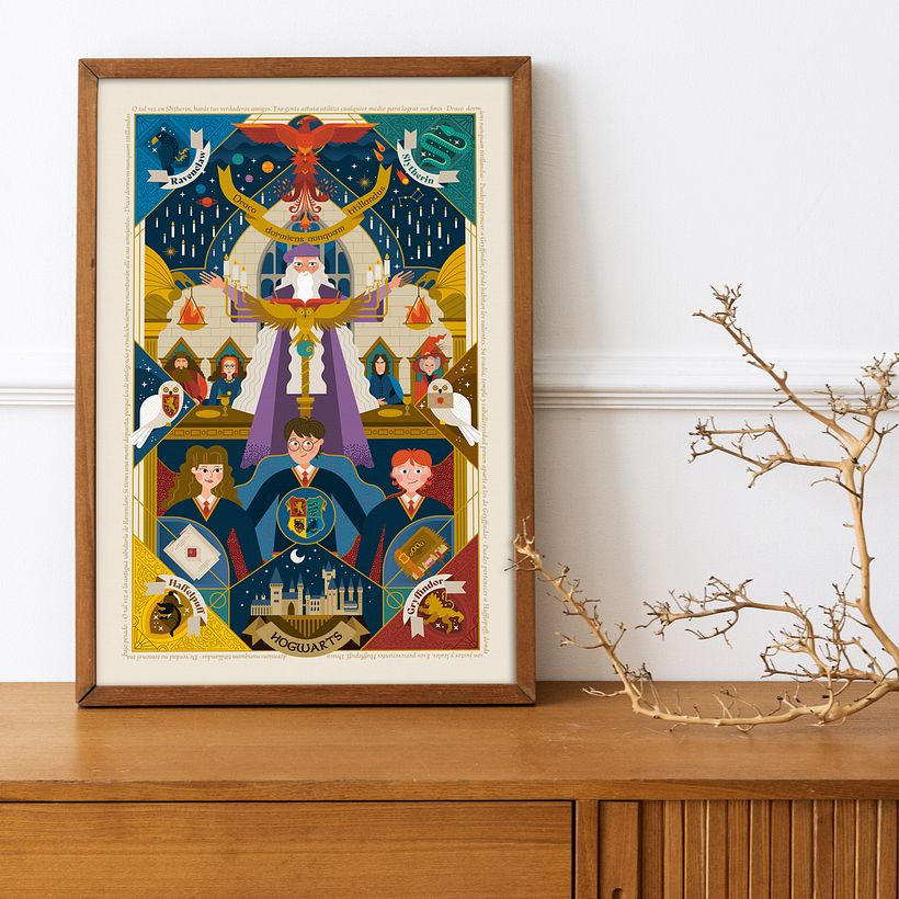 Cartel de Hogwarts – Saga de Harry Potter 13