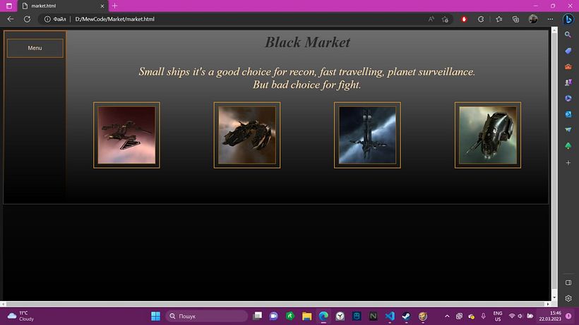 My project for course: Introduction to Responsive Web Development with HTML and CSS 3