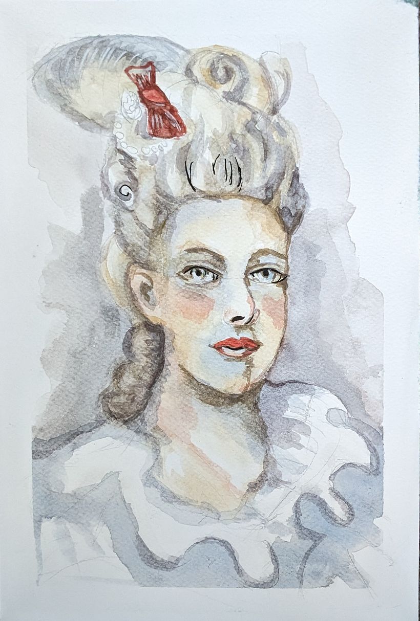 My project for course: Artistic Portrait with Watercolors 1