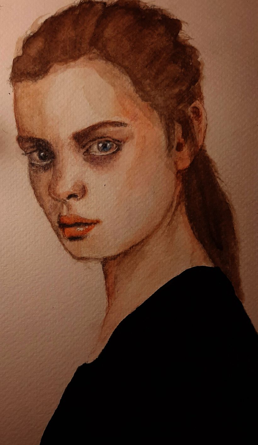 My project for course: Watercolor Portrait from a Photo 1