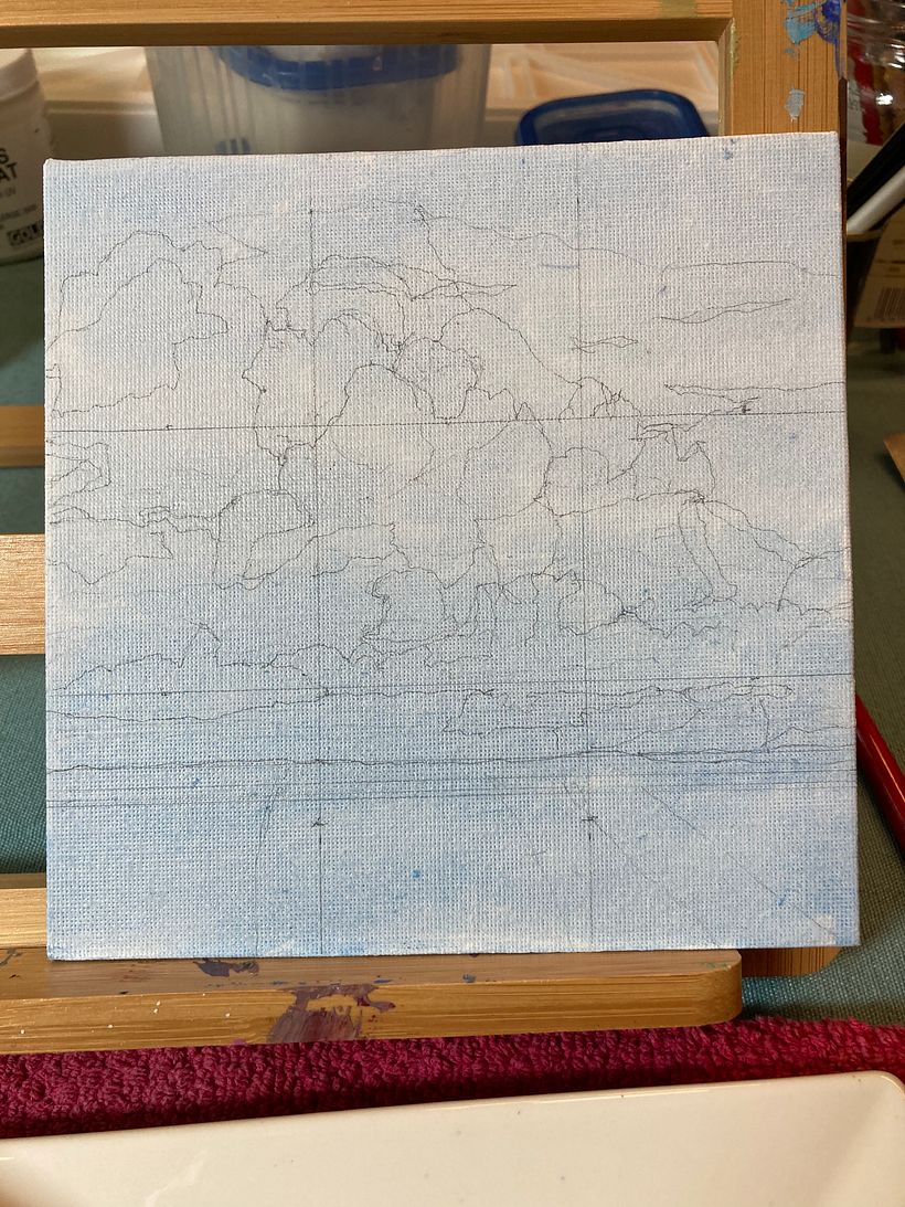 blocking out shapes