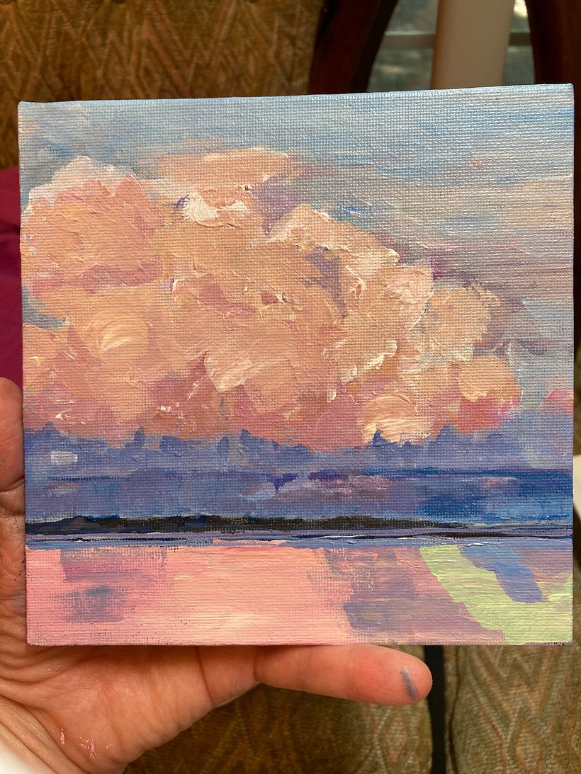 painting progress