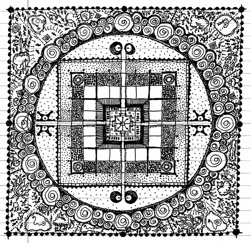 heruka’s mandala doodle