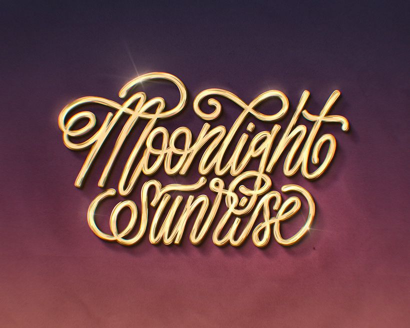 My project for course: Designing 3D Chrome Letters in Procreate 1