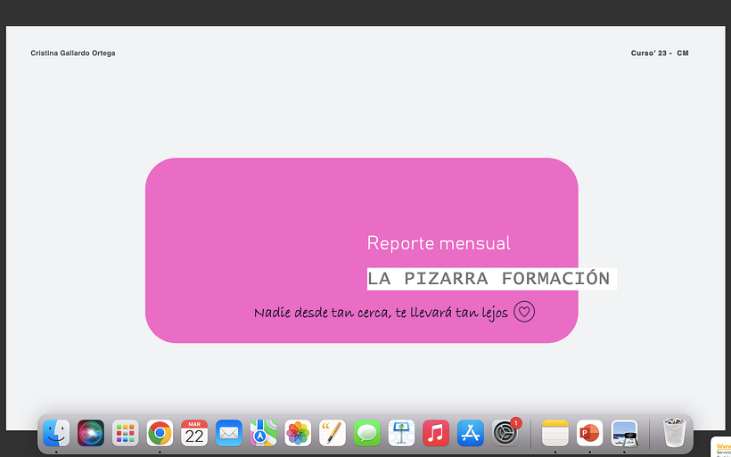 LA PIZARRA FORMACIÓN - Mi proyecto del curso: Introducción al community management 1