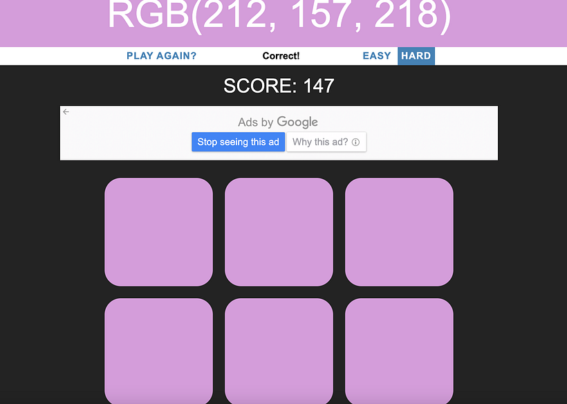 Exercício Identificando as cores em RGB