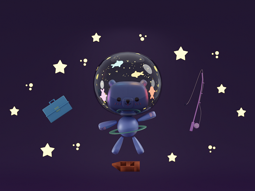 My project for course: 3D Character Creation in Blender 1