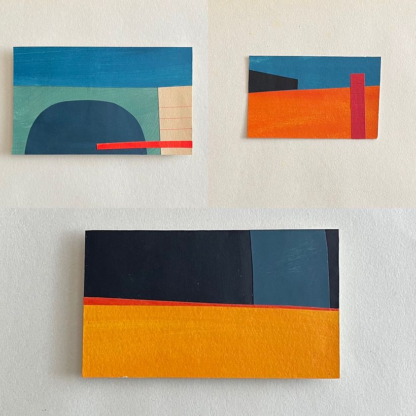 Abstract Landscape Collage 
