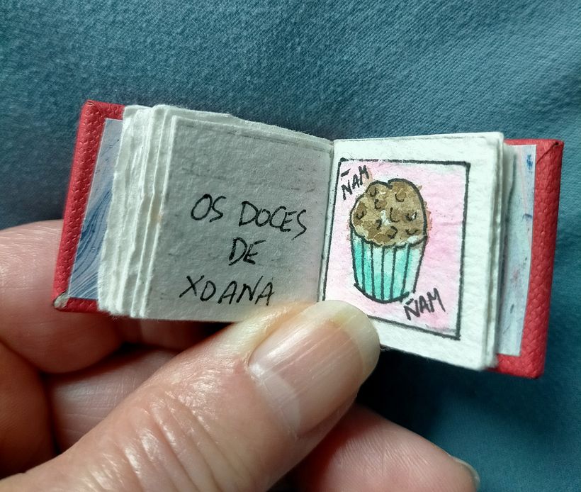Mi proyecto del curso: Ilustración y encuadernación de libros en miniatura 13