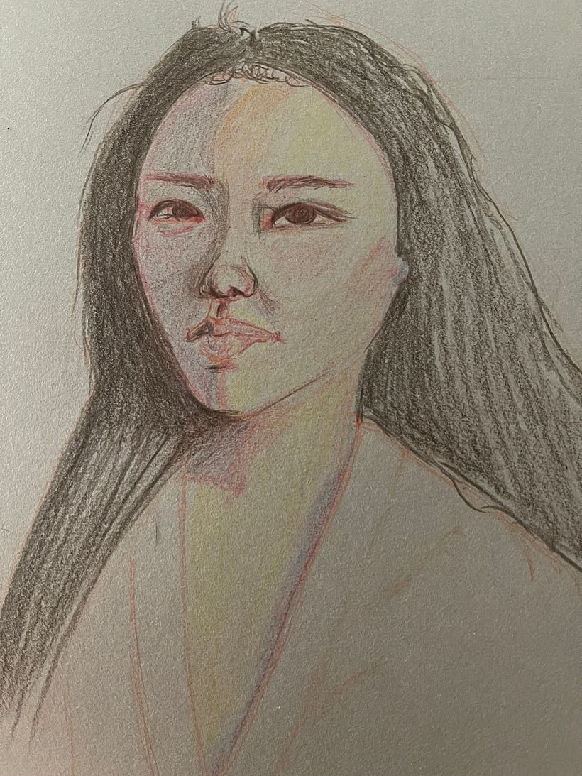 My project for course: Vibrant Portrait Drawing with Colored Pencils 6