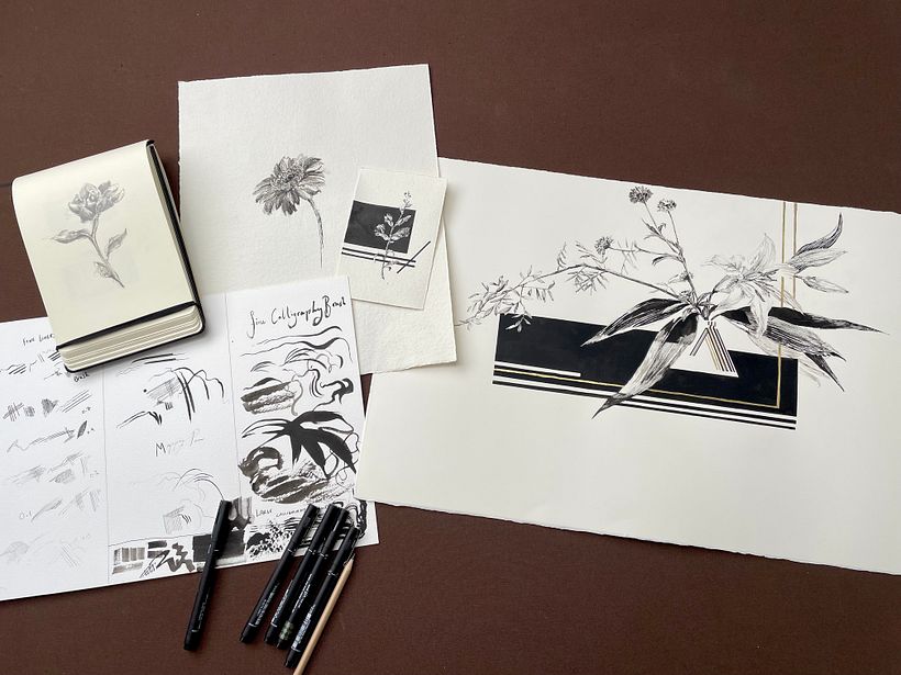 The final project in context with the other works from the course