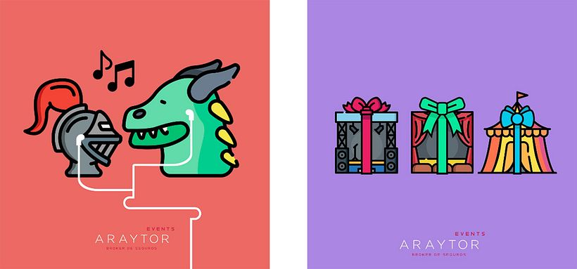 Grafismos para Sant Jordi y el Día de Reyes