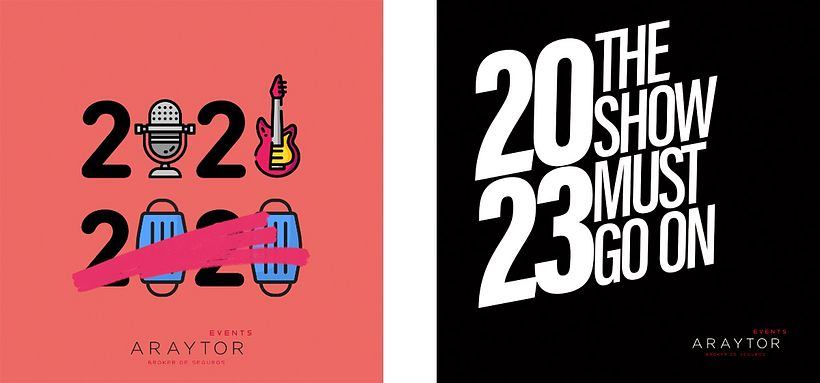 Grafismos para Año Nuevo