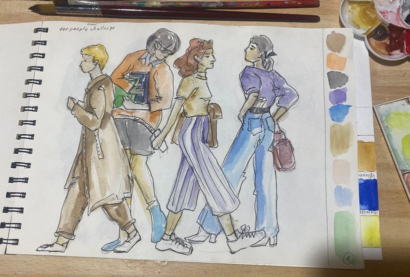 My project for course: Exploratory Sketchbook: Find Your Drawing Style 11