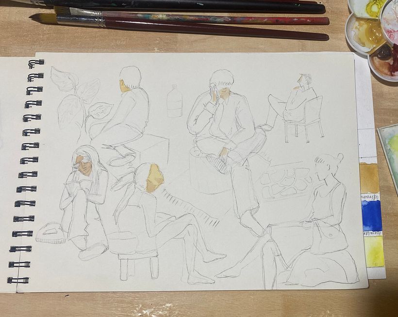 My project for course: Exploratory Sketchbook: Find Your Drawing Style 12