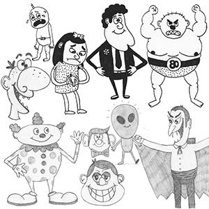 My project for course: Introduction to the Creation of Cartoon Style Characters (final progression of clown) 2