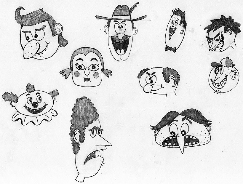 My project for course: Introduction to the Creation of Cartoon Style Characters (final progression of clown) 3