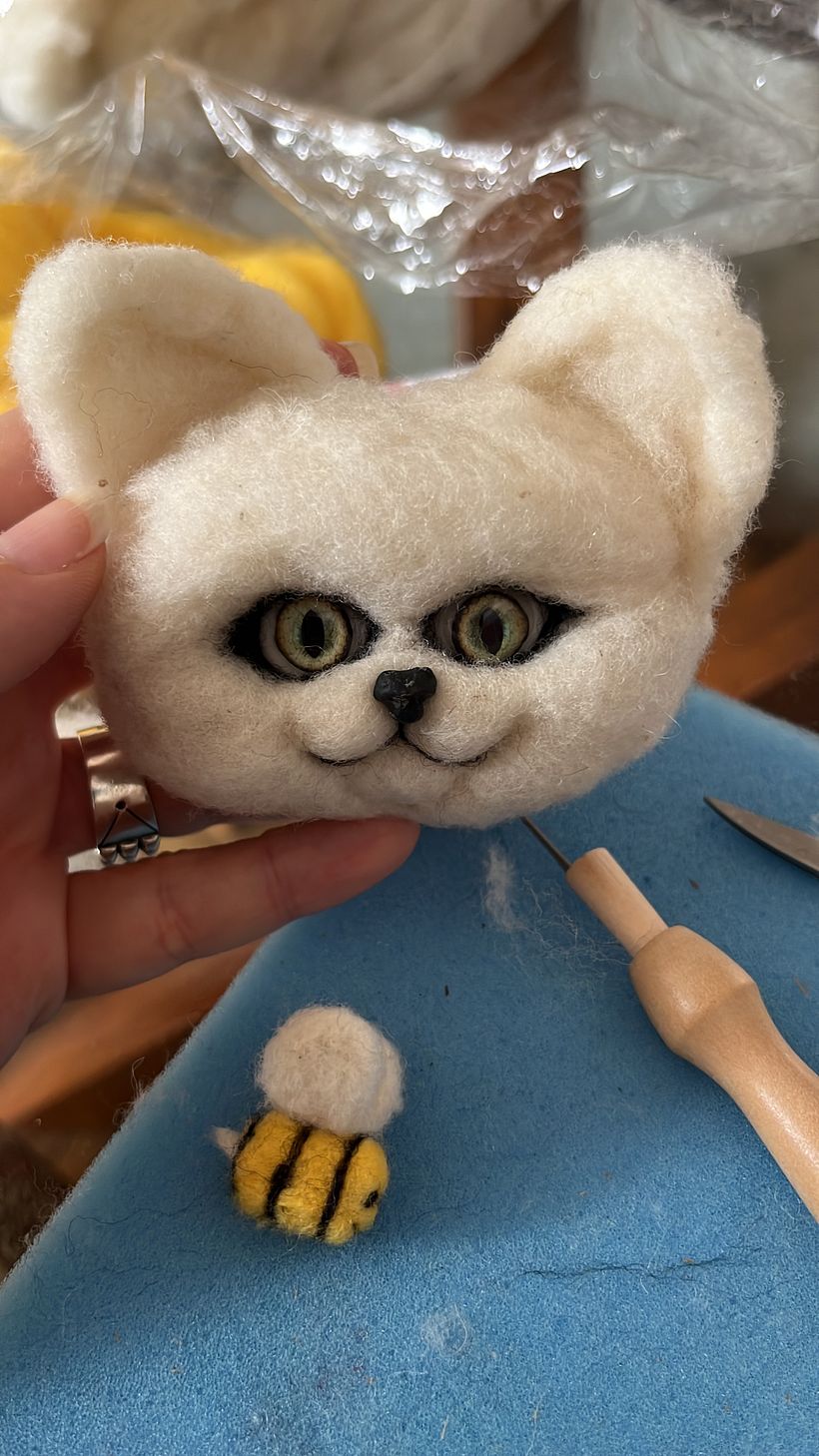Mi proyecto del curso: Needle felting: creación de personajes con lana y aguja 2
