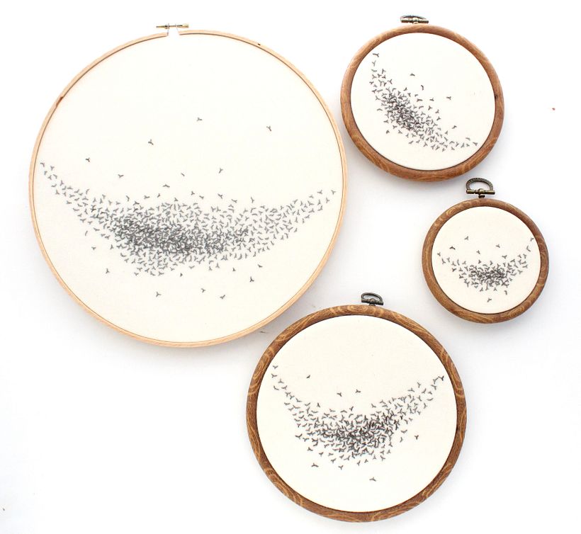 Murmuration Embroidery 2