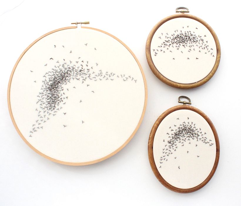 Murmuration Embroidery 3