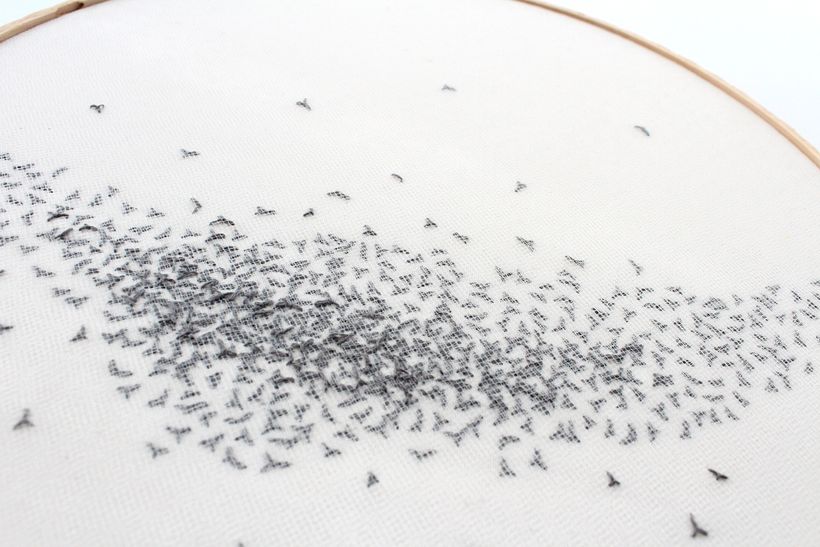 Murmuration Embroidery 6