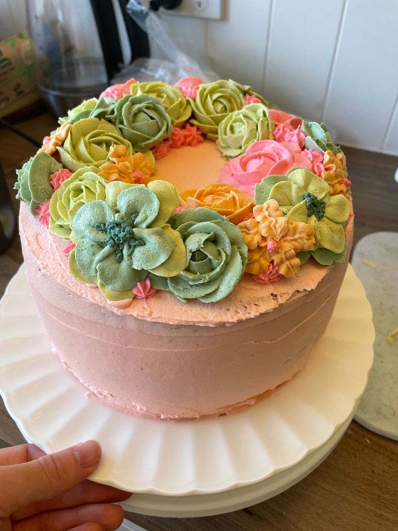 My final project for the decorative buttercream course 