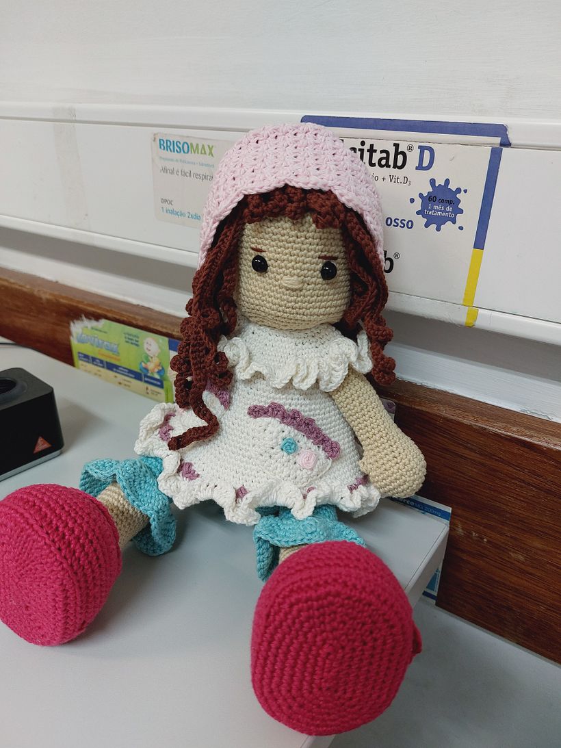 Meu projeto do curso: Amigurumi: crie bonecas com estilo romântico 1