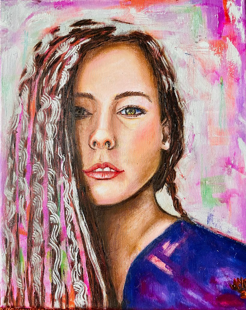 My project for course: Experimental Oil Painting Techniques for Portraiture 1