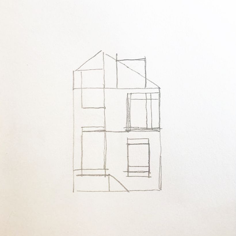 Boceto a partir de formas geométicas
