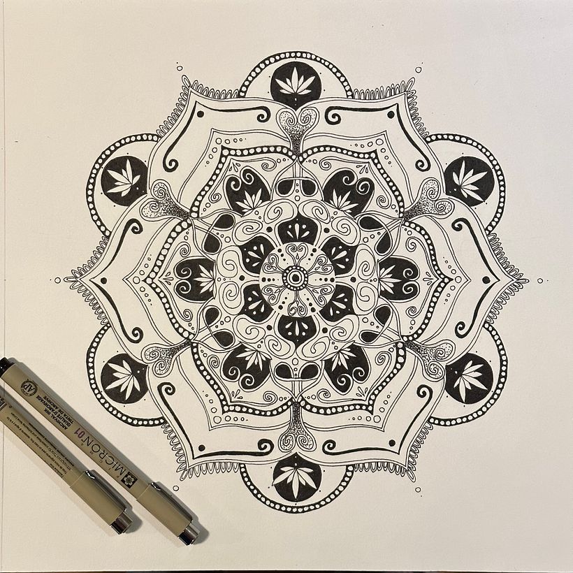 My project for course: The Art of Mandala Drawing: Create Geometric Patterns 1