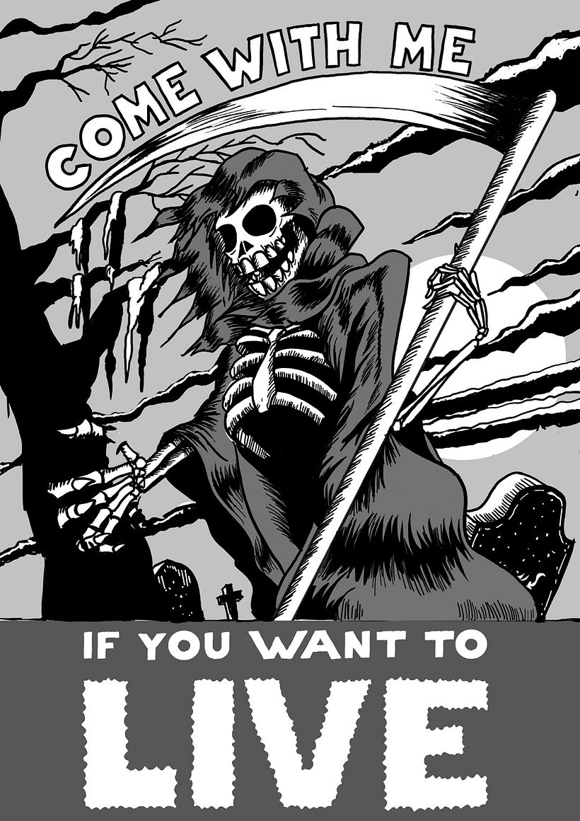 My project for course: Lowbrow Illustration: Go Back to the Past in Style 9