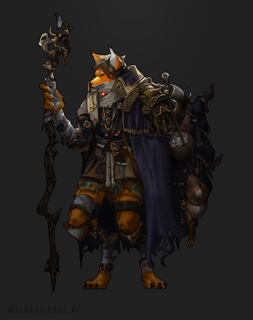 My course project: Concept art for character design and