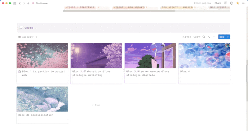 My project for course: Introduction to Notion for Creative Projects 2