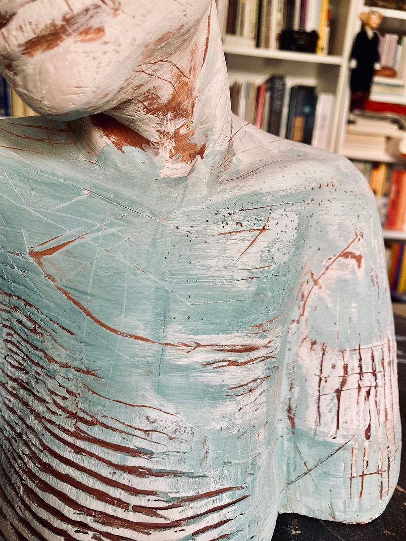 Meu projeto do curso: Introdução à escultura figurativa com argila 18