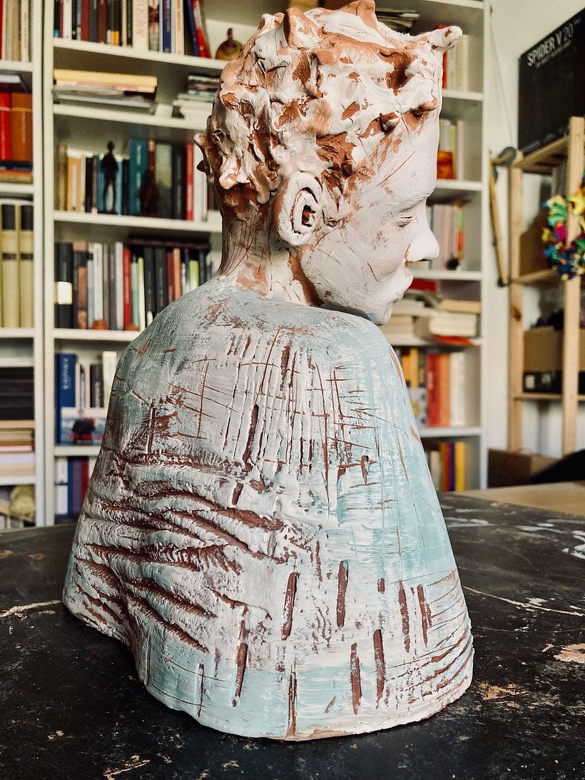Meu projeto do curso: Introdução à escultura figurativa com argila 22