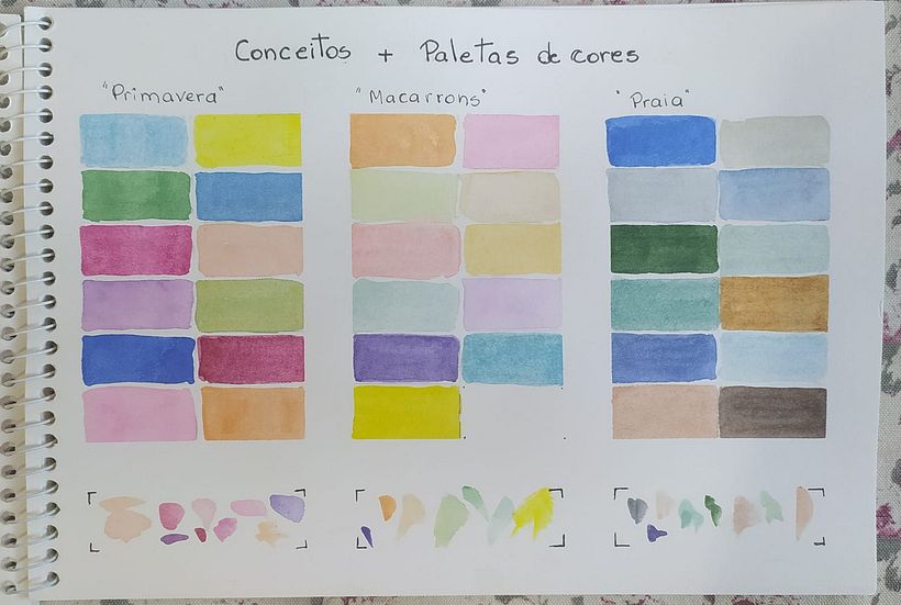 Meu projeto do curso: Criação de paletas de cores com aquarela 10