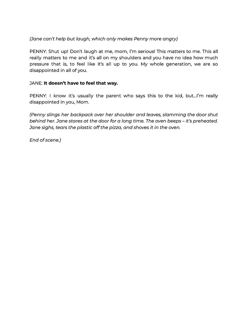 My project for course: Creative Writing for Film and Theater 9
