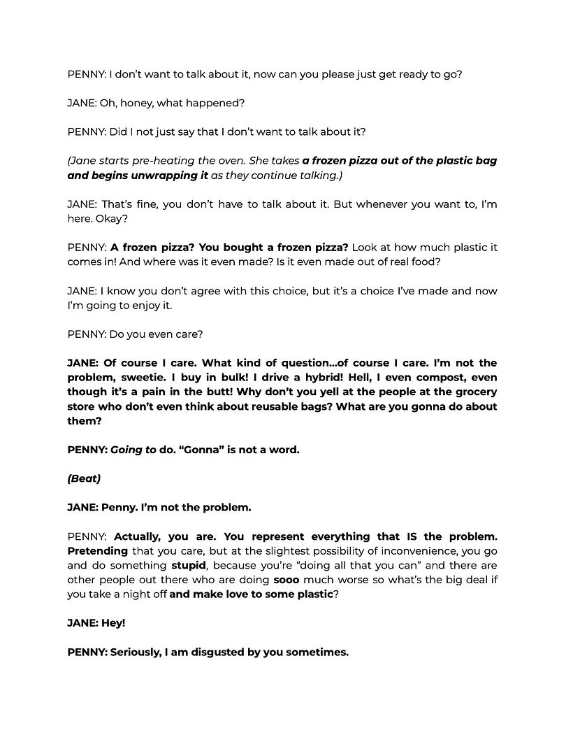 My project for course: Creative Writing for Film and Theater 7