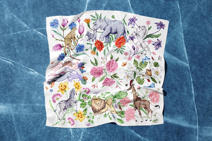 The 25th Anniversary Promotional Silk Scarf