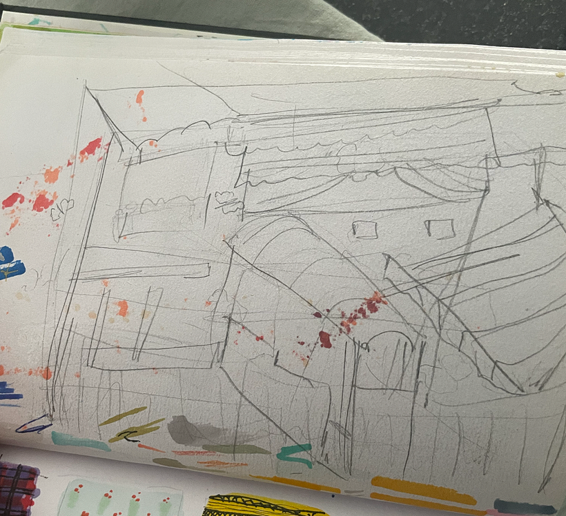 Mi proyecto del curso: Dibujo arquitectónico expresivo con marcadores de colores 4