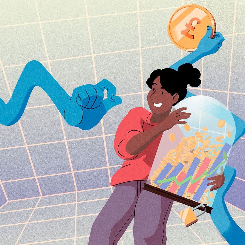Financial Times Money Cover - Traditionelle Illustration