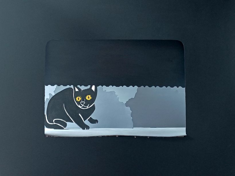 Illustration d'un poème de Maurice Carême.  2