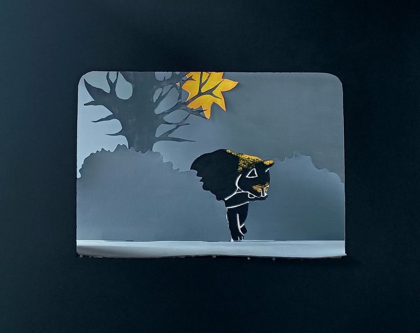 Illustration d'un poème de Maurice Carême.  4