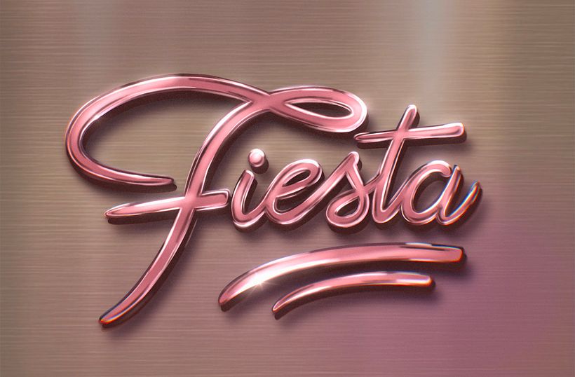 Mi proyecto del curso: Diseño de letras 3D cromadas con Procreate 2