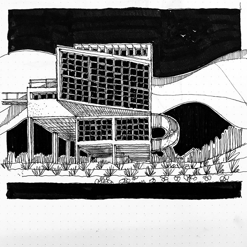 Estudio de Diego Rivera. Ciudad de México. México (perspectiva)
