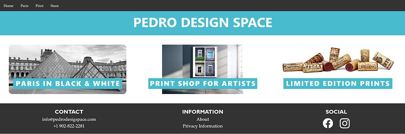 Diseño web responsive con Adobe Dreamweaver - Sitio personal, portafolio artístico 2