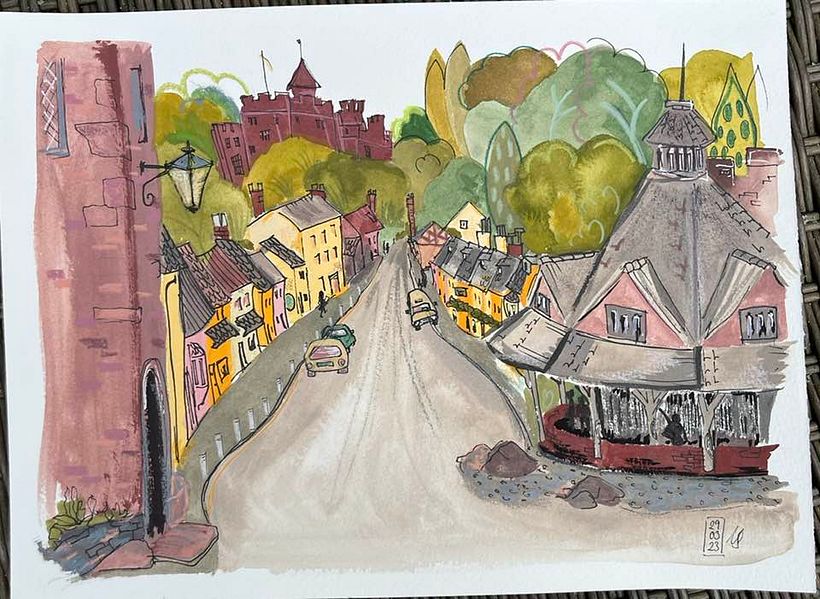 My project for course: Pictorial Sketchbook with Gouache 10